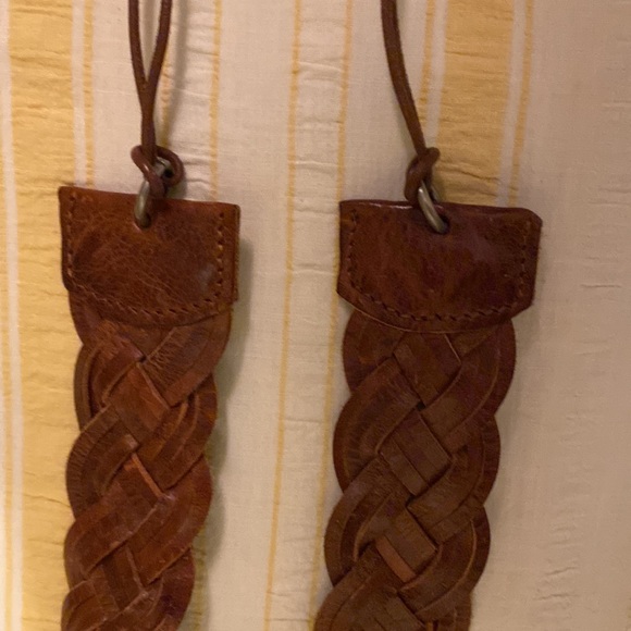 Banana Republic boho, genuine leather,braided Belt. - Picture 13 of 13
